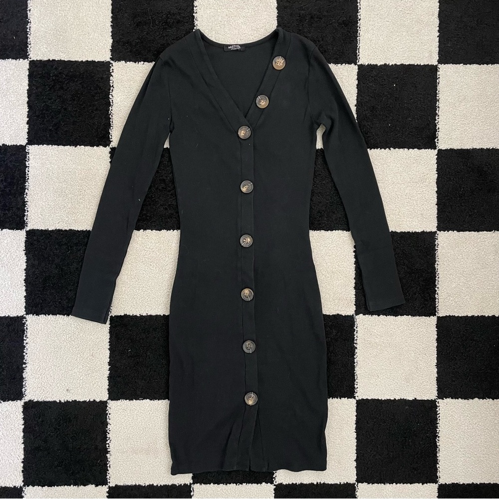 Nasty Gal Button Dress